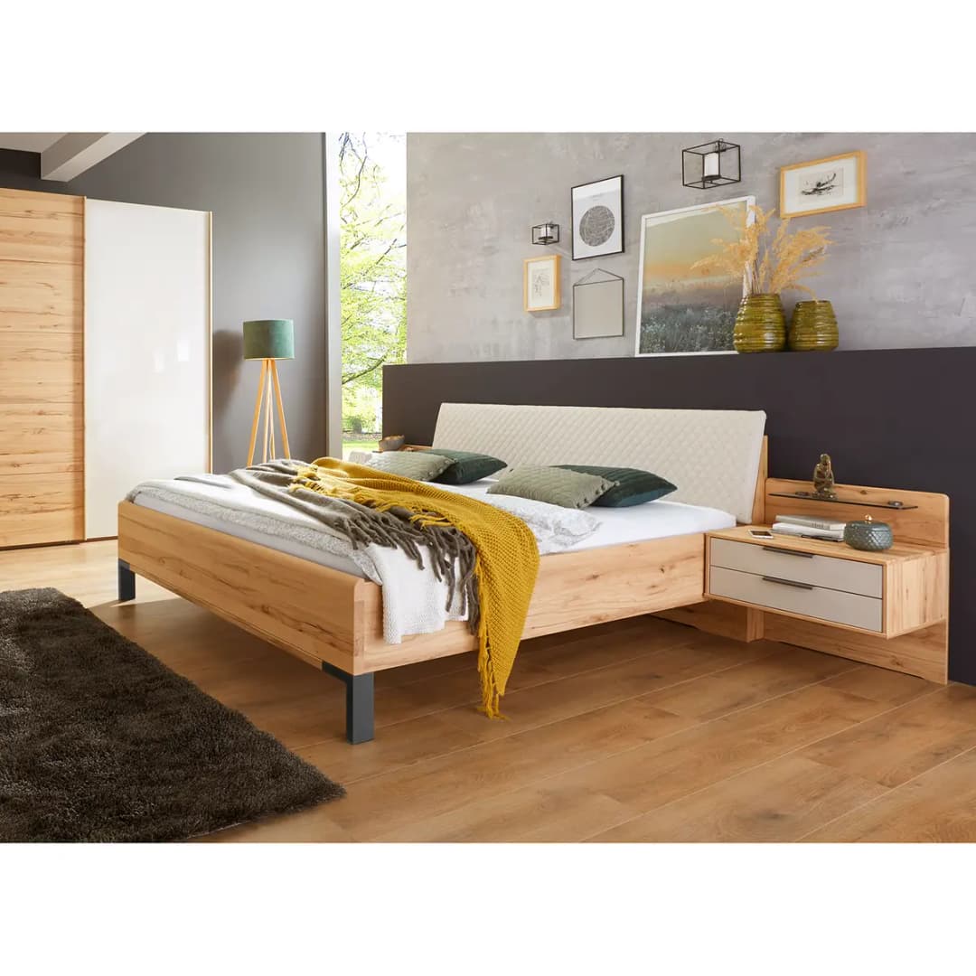 Massivholzbett LIVORNO | Braun