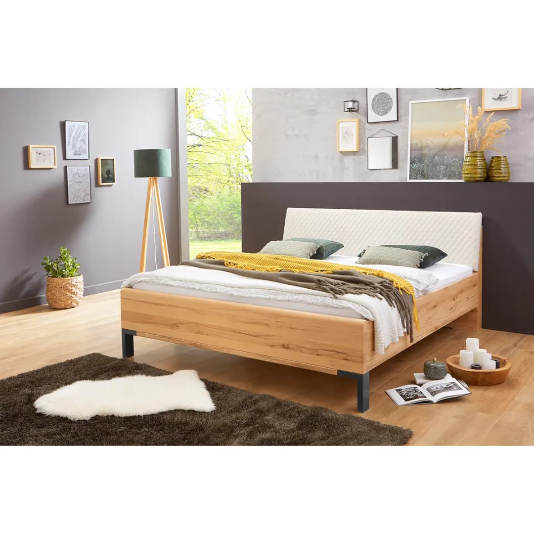 Massivholzbett VI 200 x 220cm | Braun