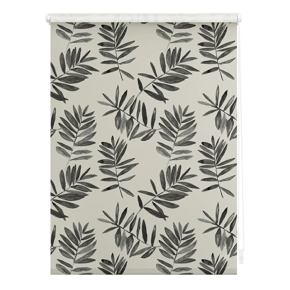 Klemmfix Rollo Black Watercolor Branches | Schwarz