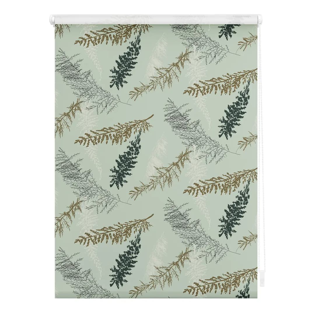 Klemmfix Verdunklungsrollo Fir Branches | Grün