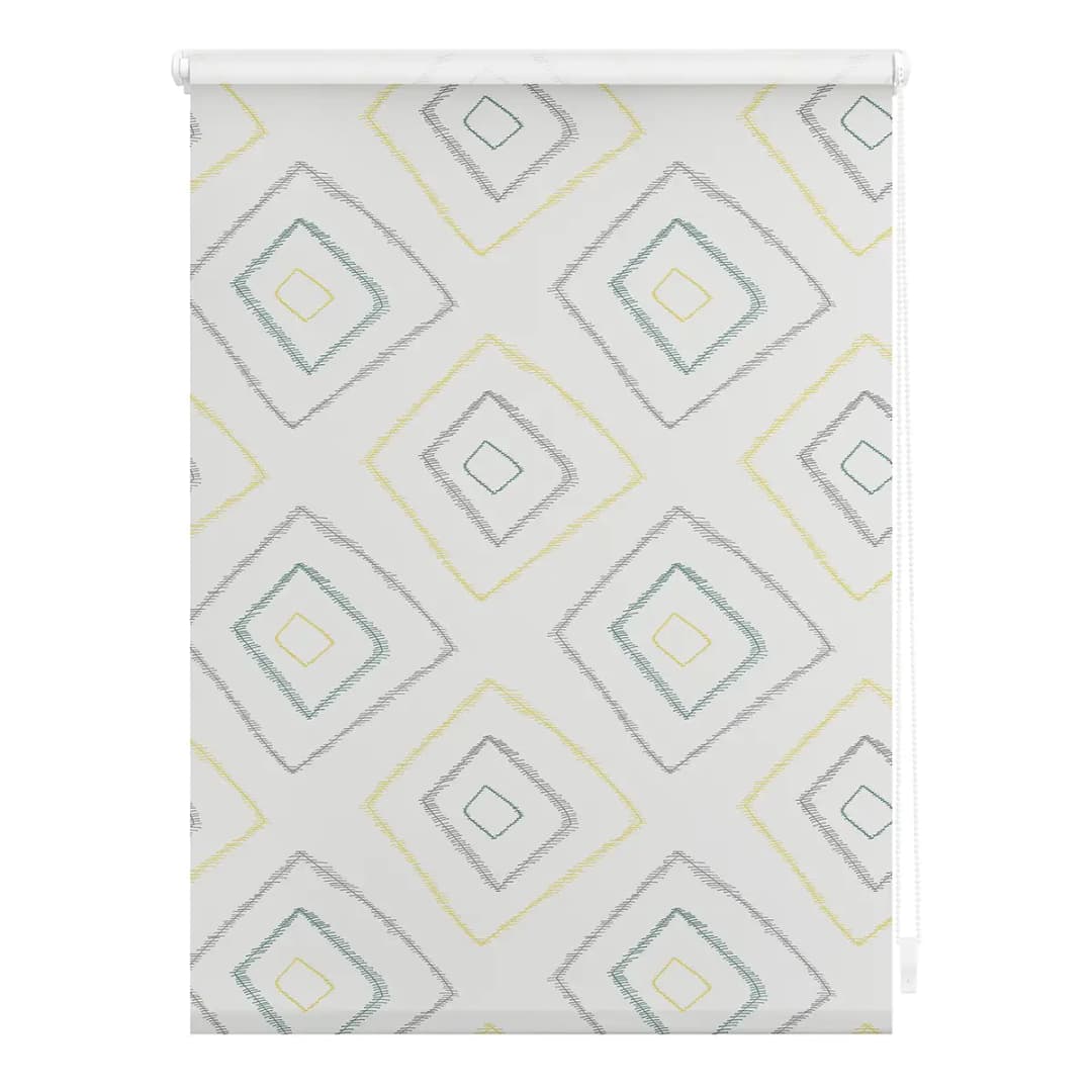Verdunklungsrollo Stripy Boho Rectangle | Beige