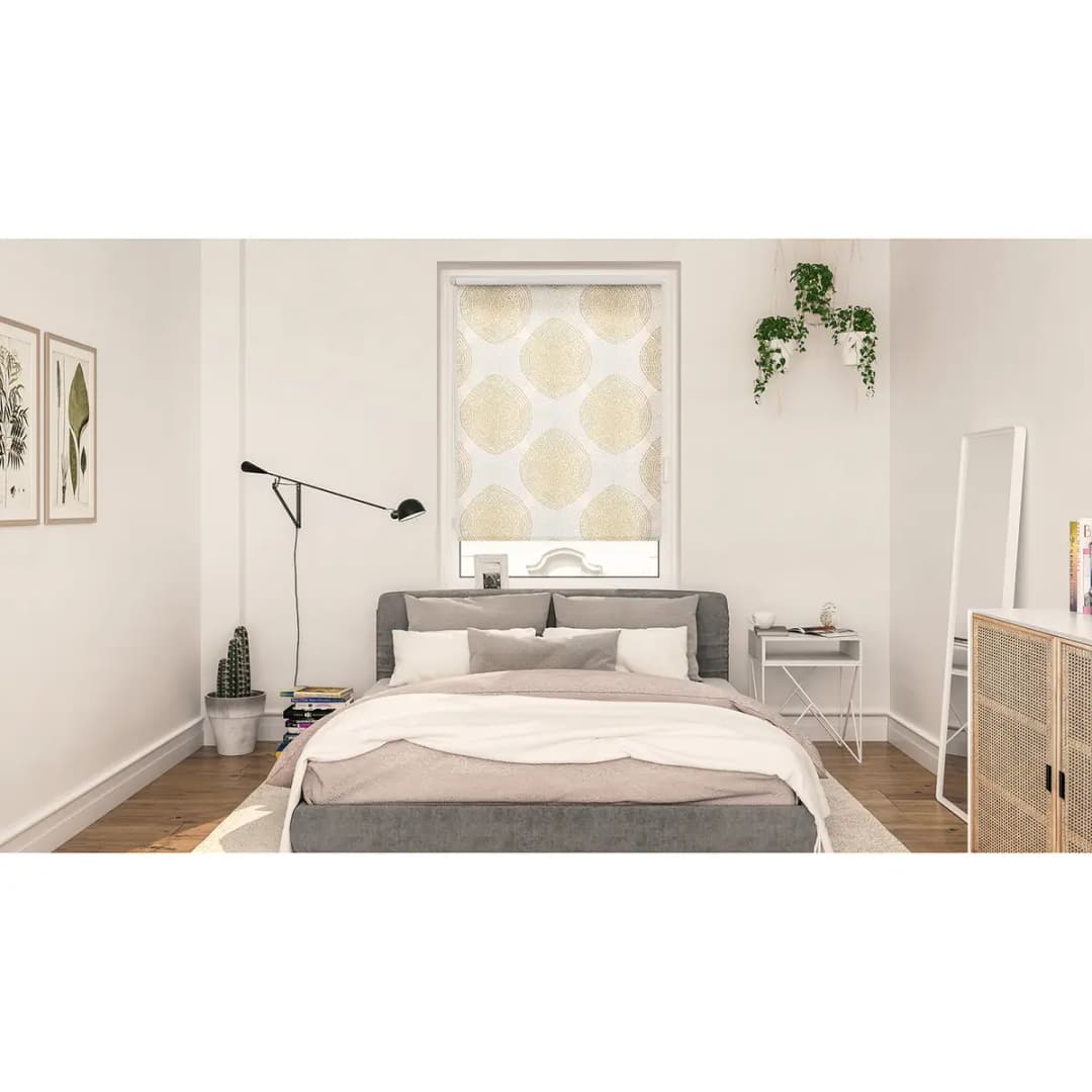 Verdunklungsrollo Stripy Boho Drop | Beige