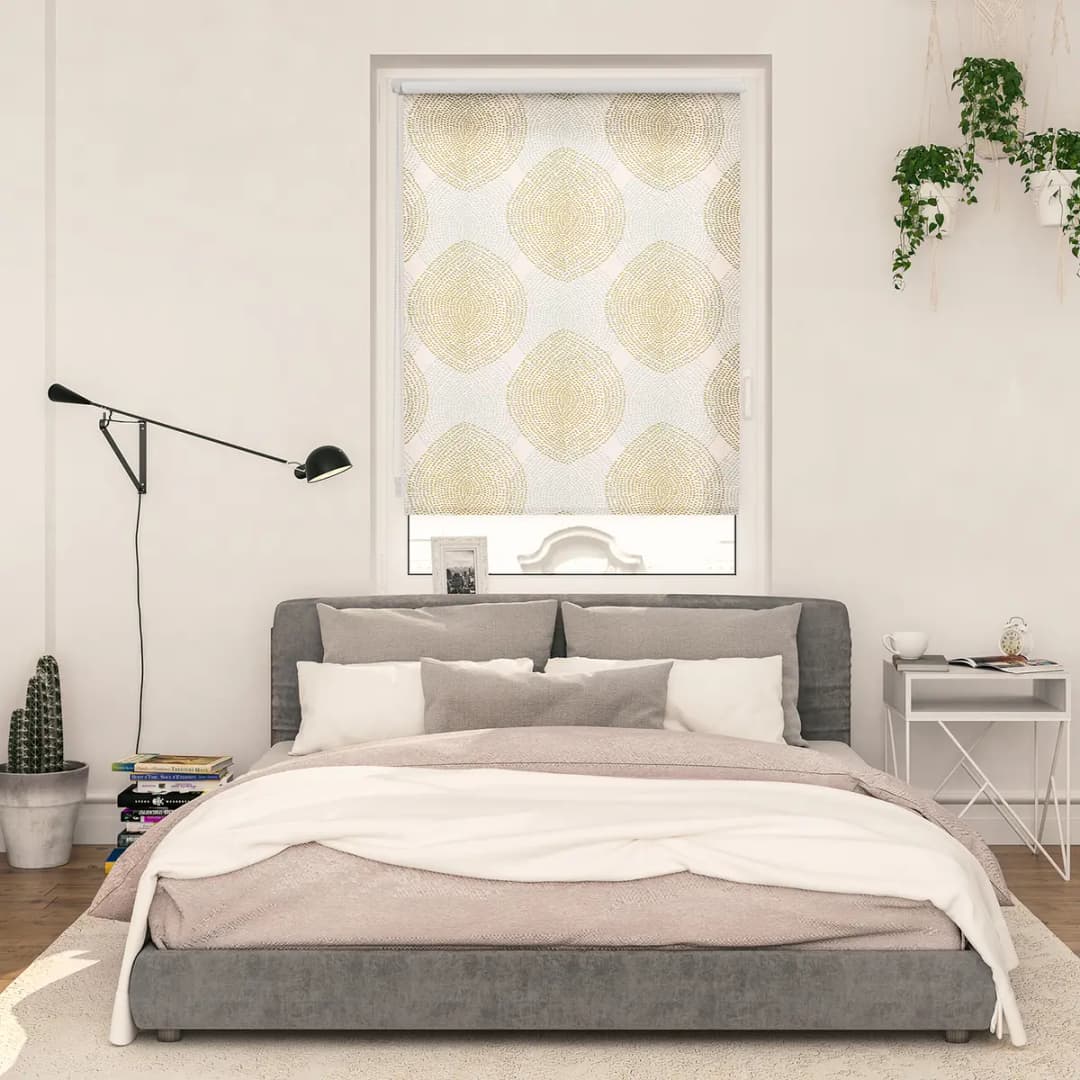 Verdunklungsrollo Stripy Boho Drop | Beige