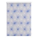 Klemmfix Verdunklungsrollo Flower Wheel | Blau