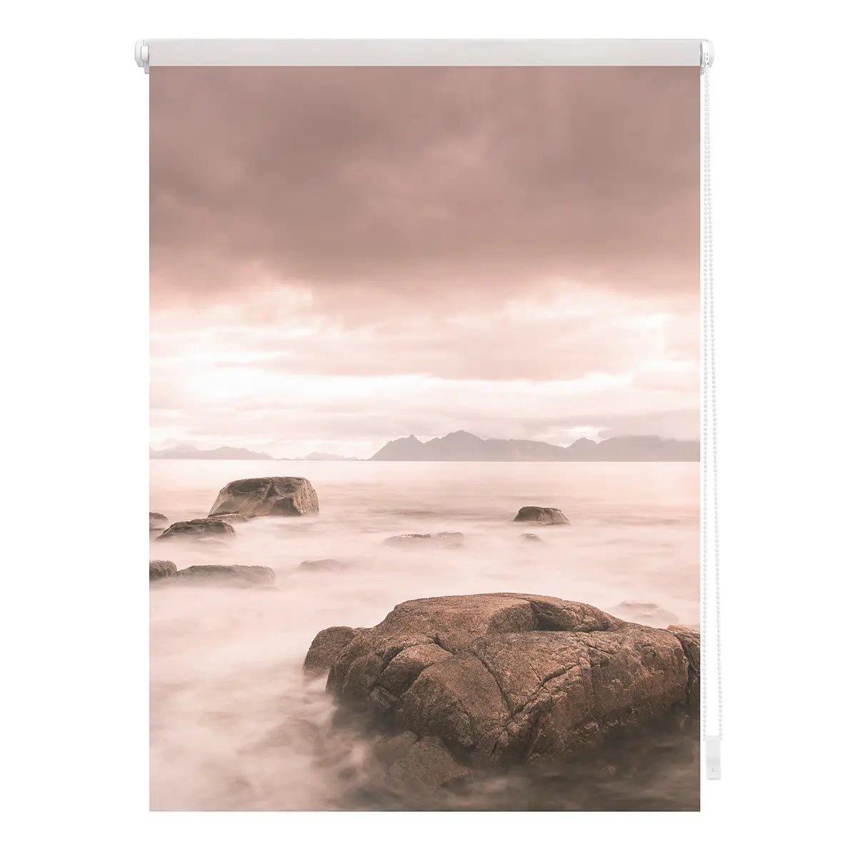 Klemmfix Verdunklungsrollo Stone | Beige