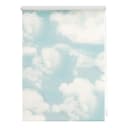 Klemmfix Verdunklungsrollo Wolken | Blau