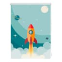 Klemmfix Rollo Rakete | Blau