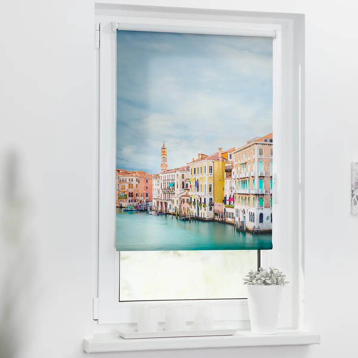 Klemmfix Rollo Venedig I | Blau