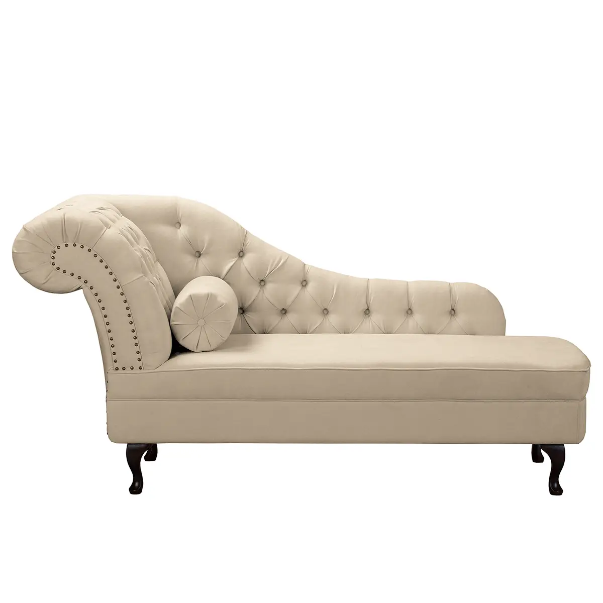 Recamiere Dale Beige Microfaser Enza | Beige