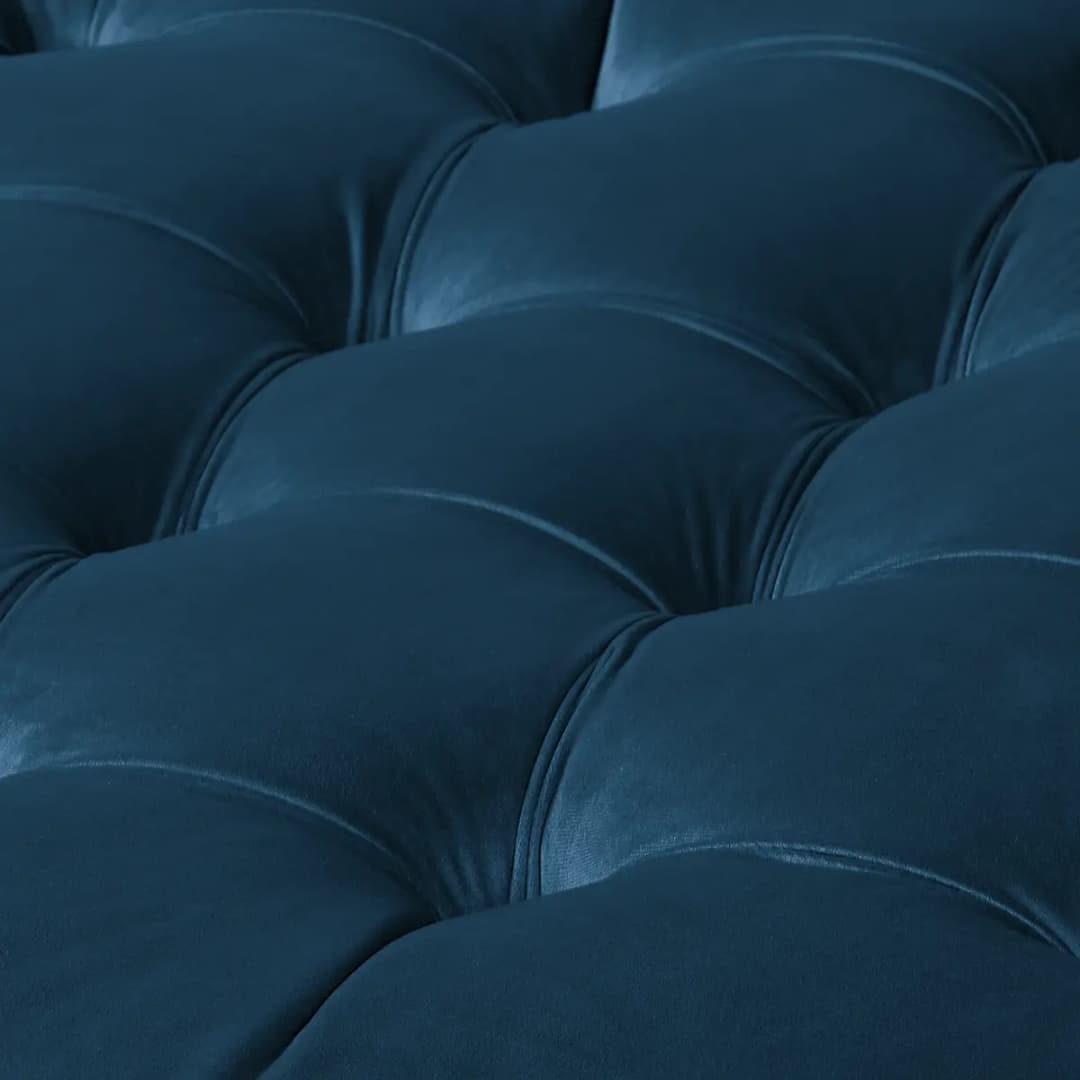 Polsterhocker Dale | Blau