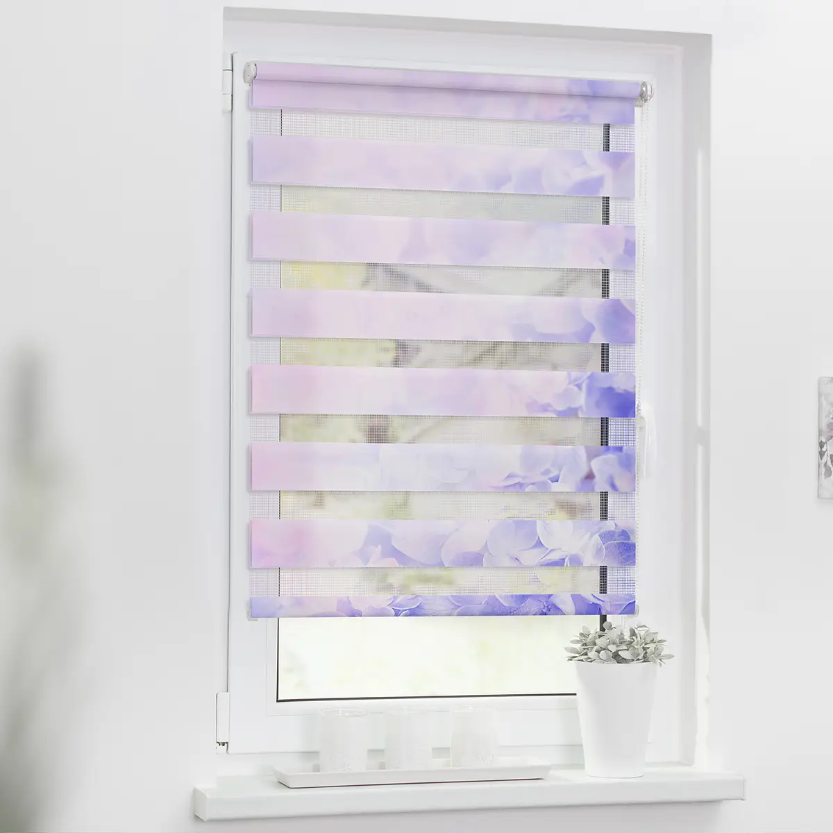 Klemmfix Duo Rollo Hortensie | Lila