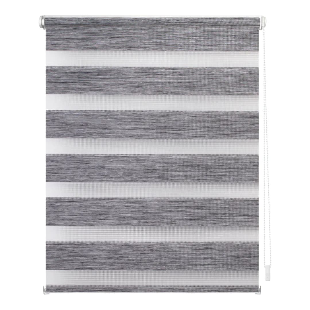 Klemmfix Duo Rollo meliert | Grau