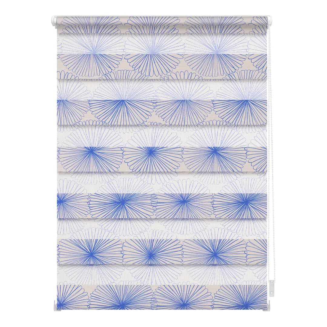 Klemmfix Duo Rollo Flower Wheel | Blau