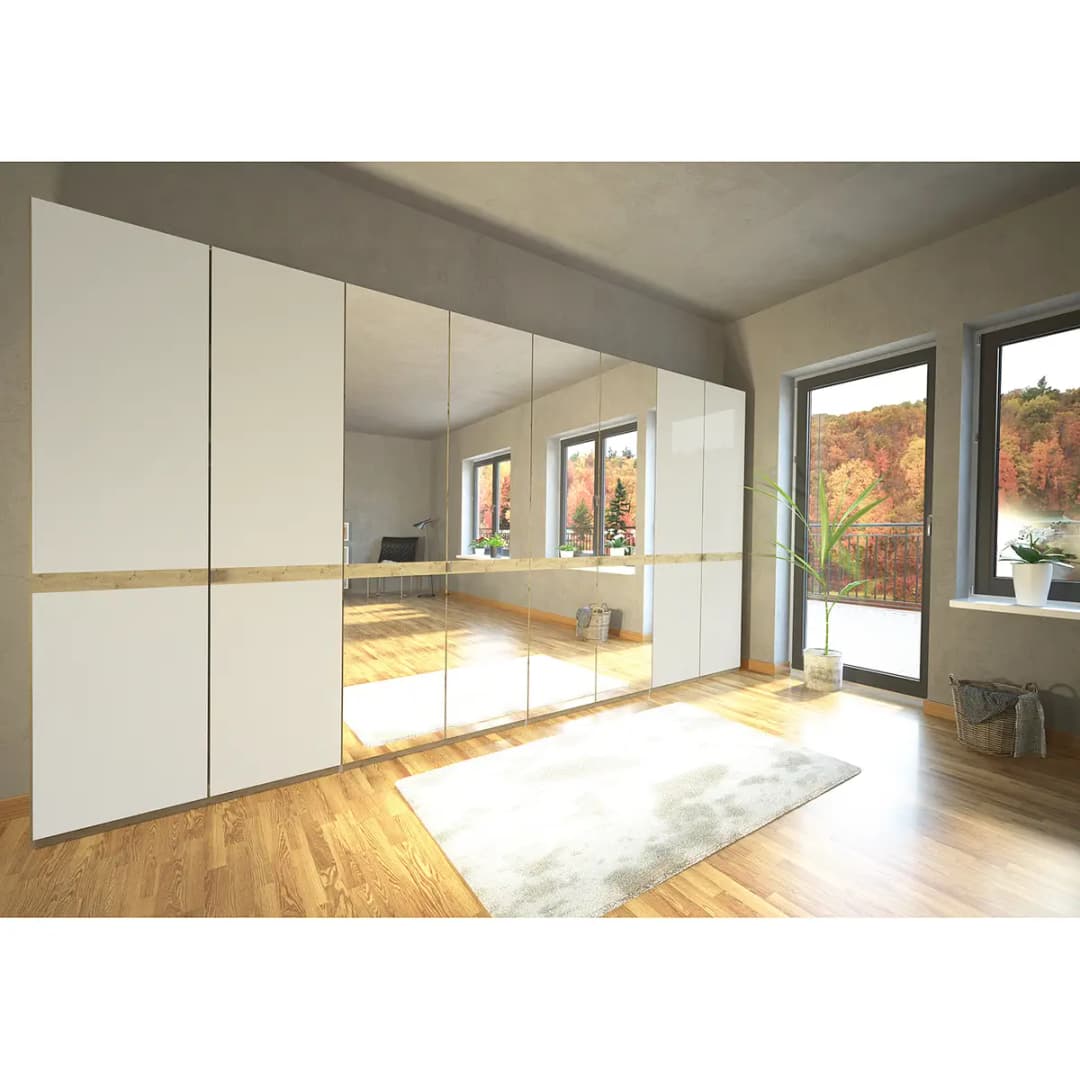 Drehtürenschrank Barcelona VI | Braun