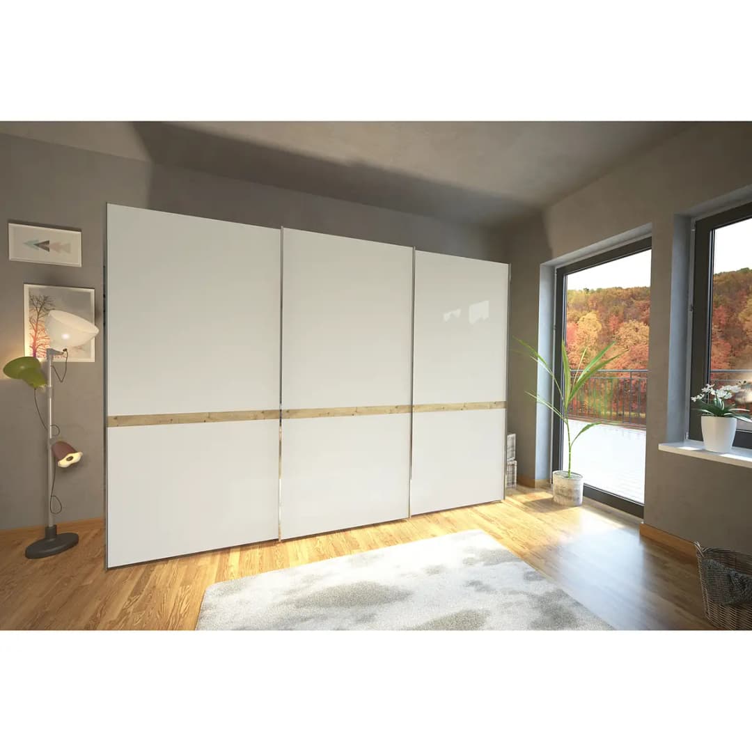 Schwebetürenschrank Barcelona I | Braun