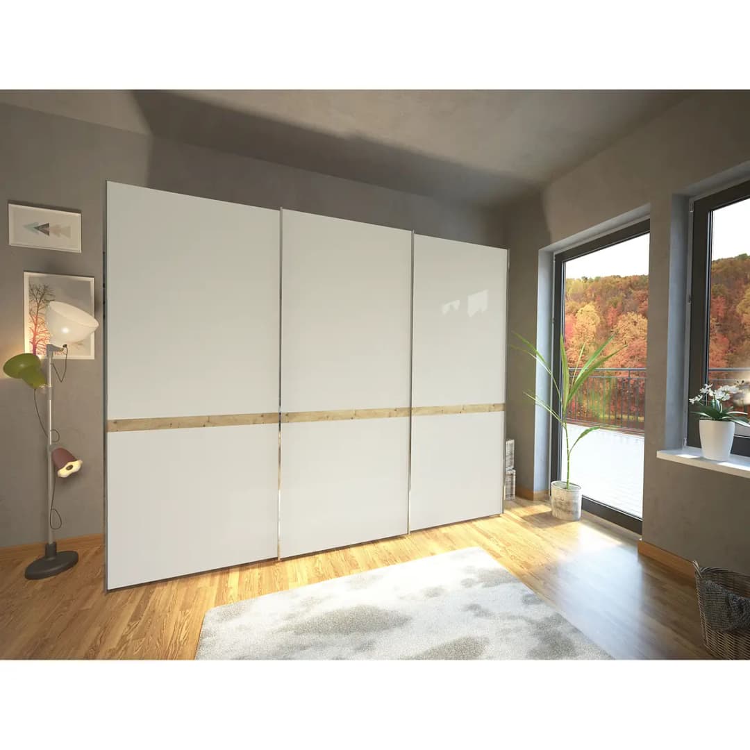 Schwebetürenschrank Barcelona I | Braun