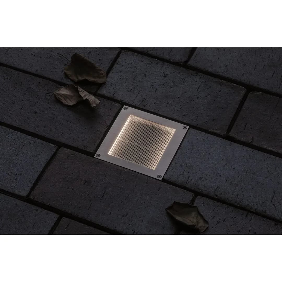 Einbauleuchte Brick 10cm Silber | Silber