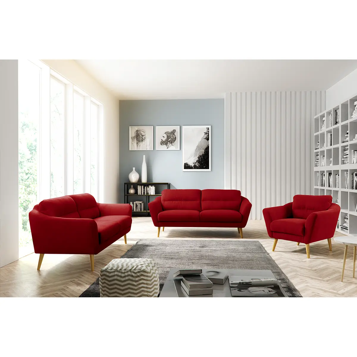 Sessel Lucinda | Rot