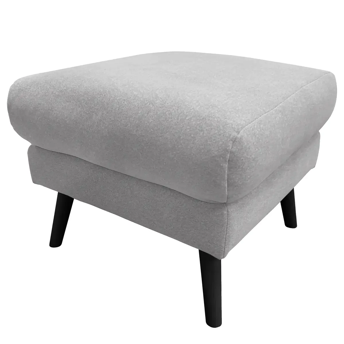 Polsterhocker Lucinda | Grau