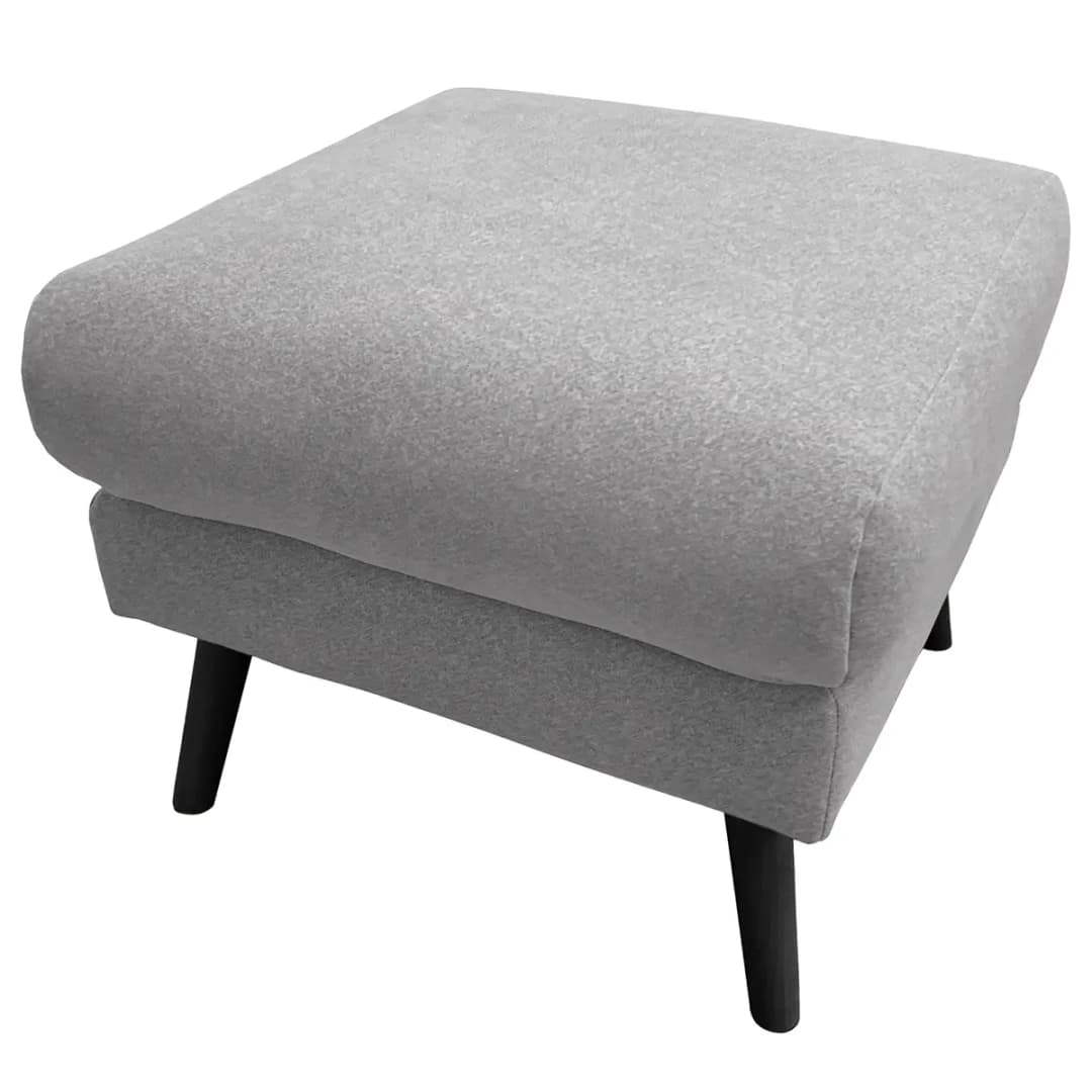 Polsterhocker Lucinda | Grau