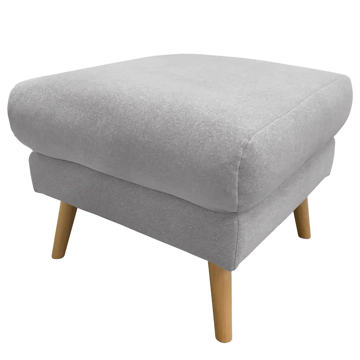Polsterhocker Lucinda | Grau
