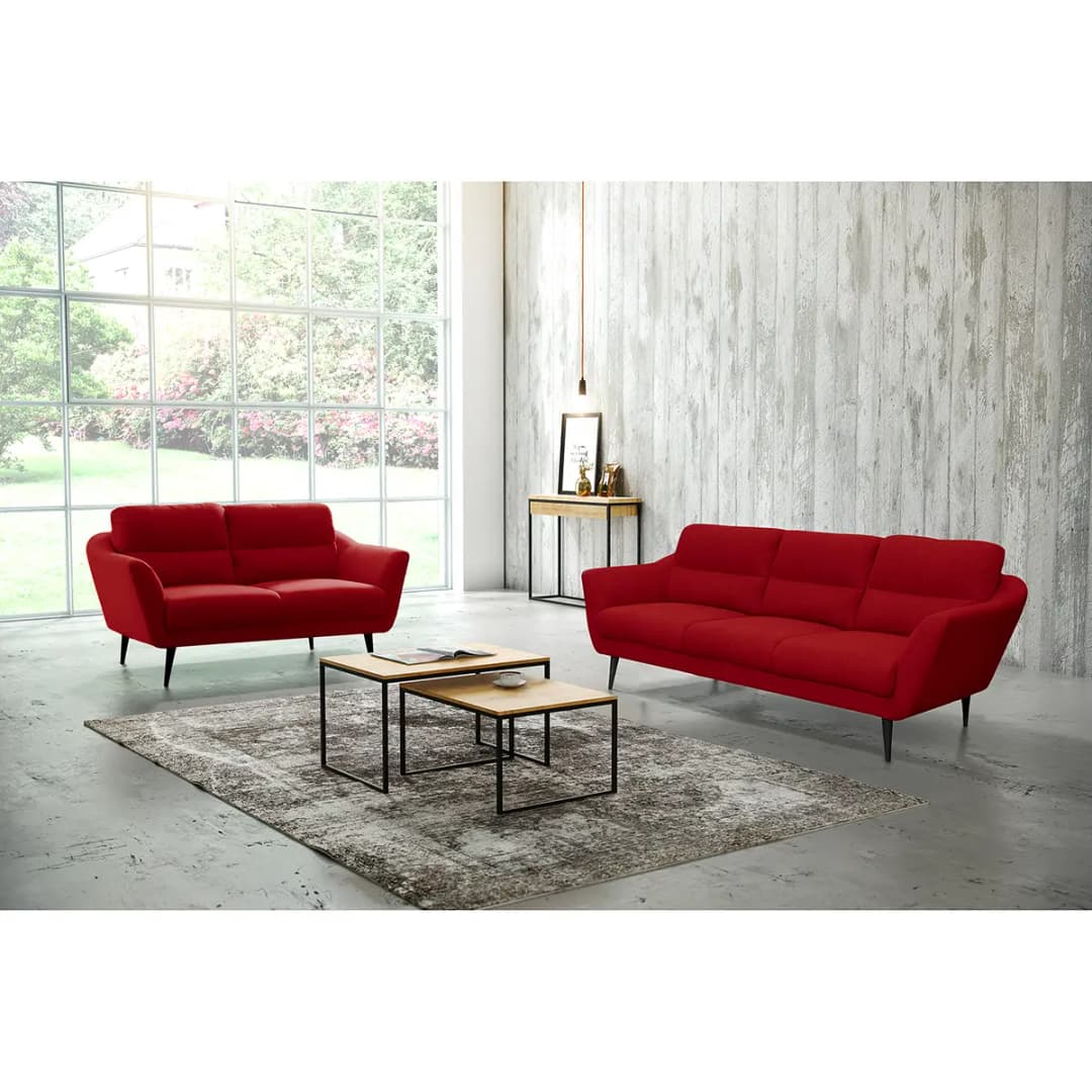 Sofa Lucinda I 3-Sitzer | Rot
