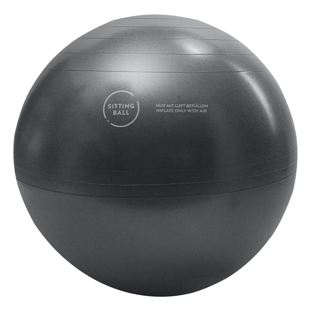 Sitzball Ø 65cm Schwarz/Schwarz | Schwarz