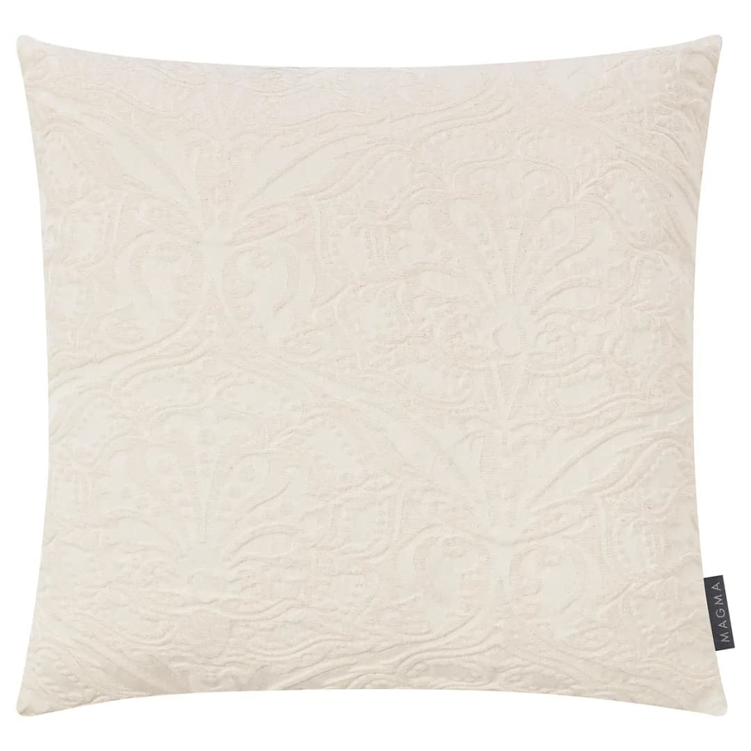 Kissenbezug Beige/Beige 50 x 50cm Baumwollstoff | Beige