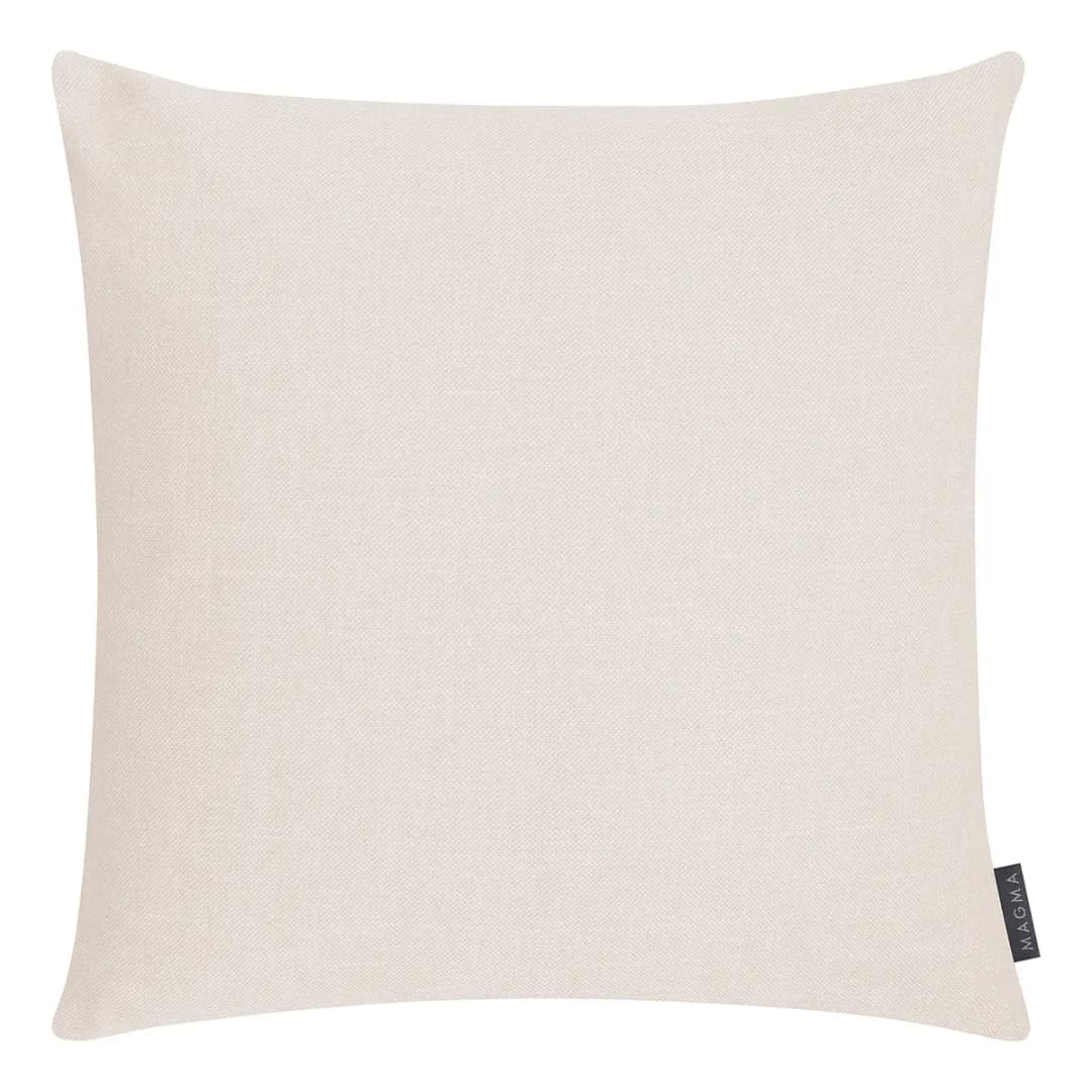 Kissenbezug Beige/Beige 50 x 50cm Baumwollstoff | Beige