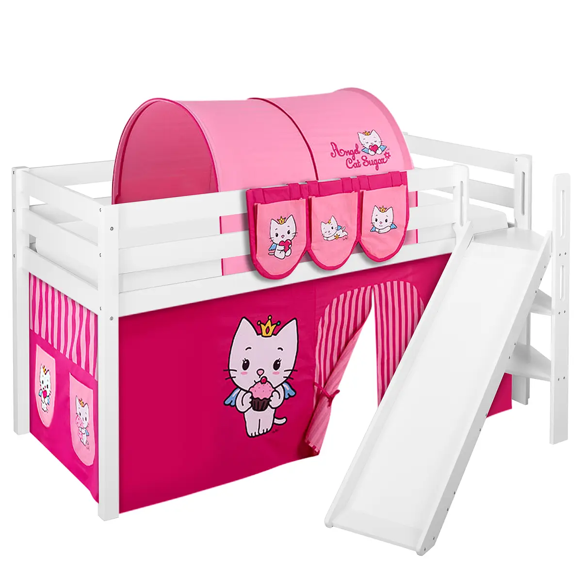 Hochbett Angel Cat Sugar II | Weiß