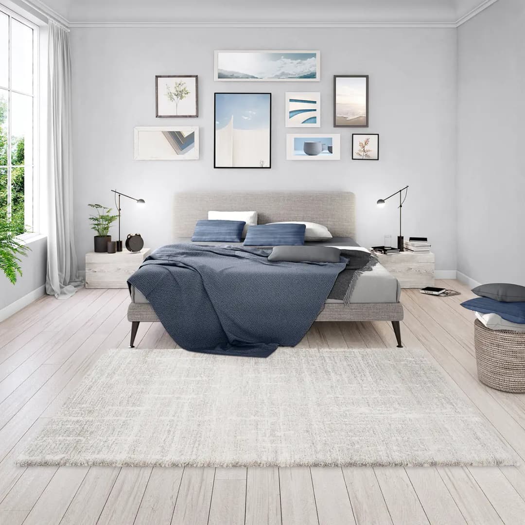 Kurzflorteppich Secret Grau/Grau 160 x 230cm | Grau