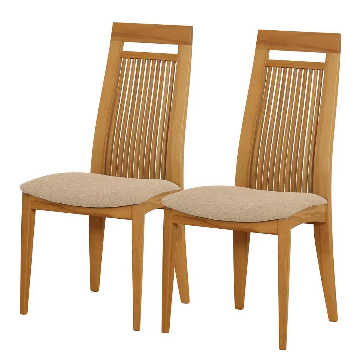 Esszimmerstuhl Alnor 2er-Set | Beige