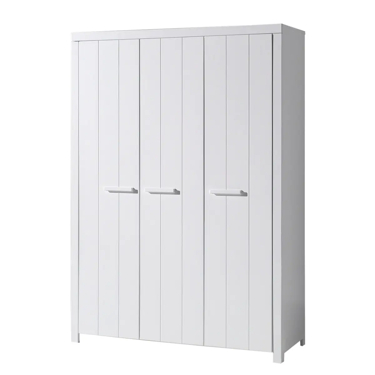 Kleiderschrank 144cm Weiß | Weiß