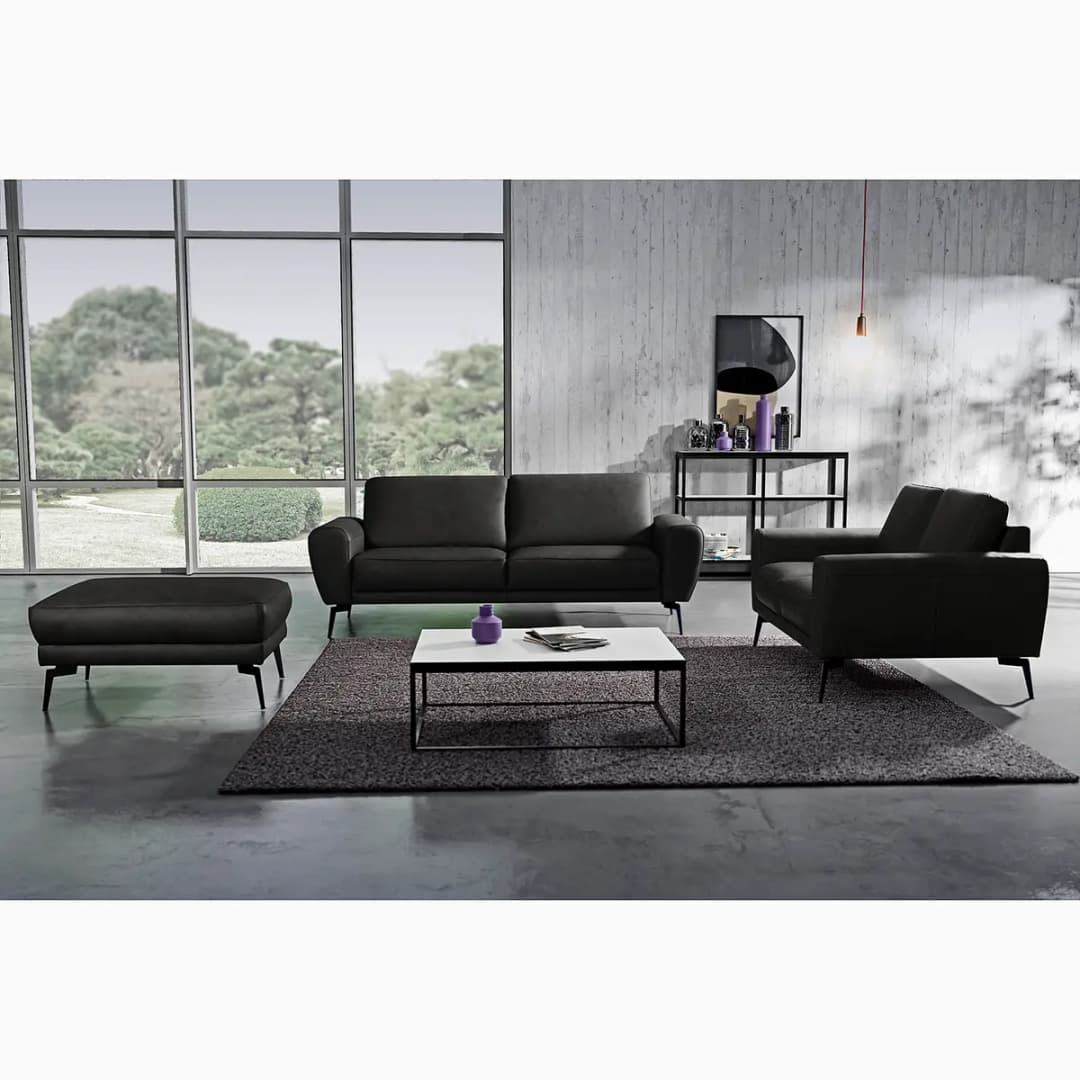 2-Sitzer Sofa Nadra | Schwarz