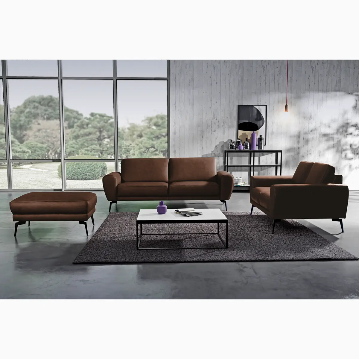 3-Sitzer Sofa Nadra | Braun