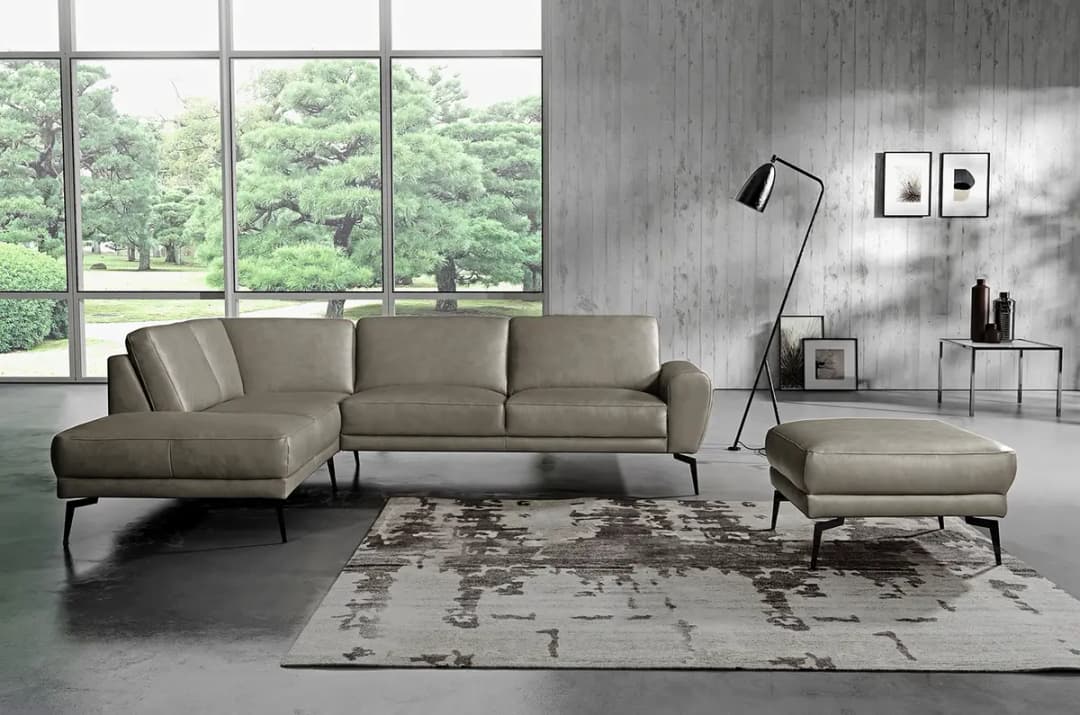 Ecksofa Nadra | Grau