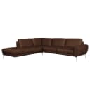 Ecksofa mit Ottomane Nadra | Braun