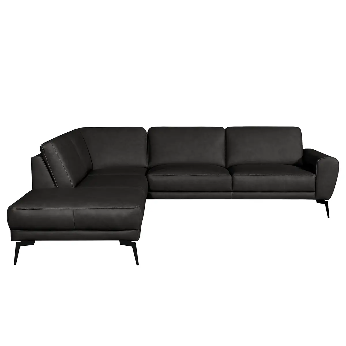 Ecksofa Nadra | Schwarz