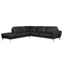 Ecksofa Nadra | Schwarz
