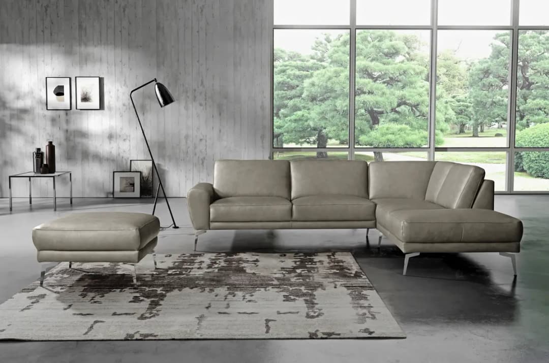 Ecksofa Nadra | Grau