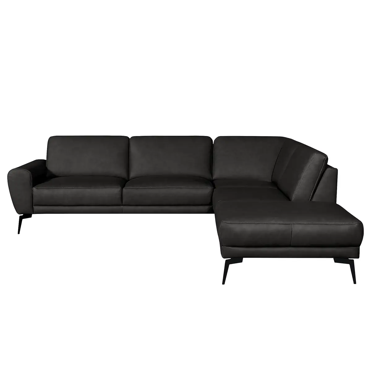 Ecksofa Nadra | Schwarz