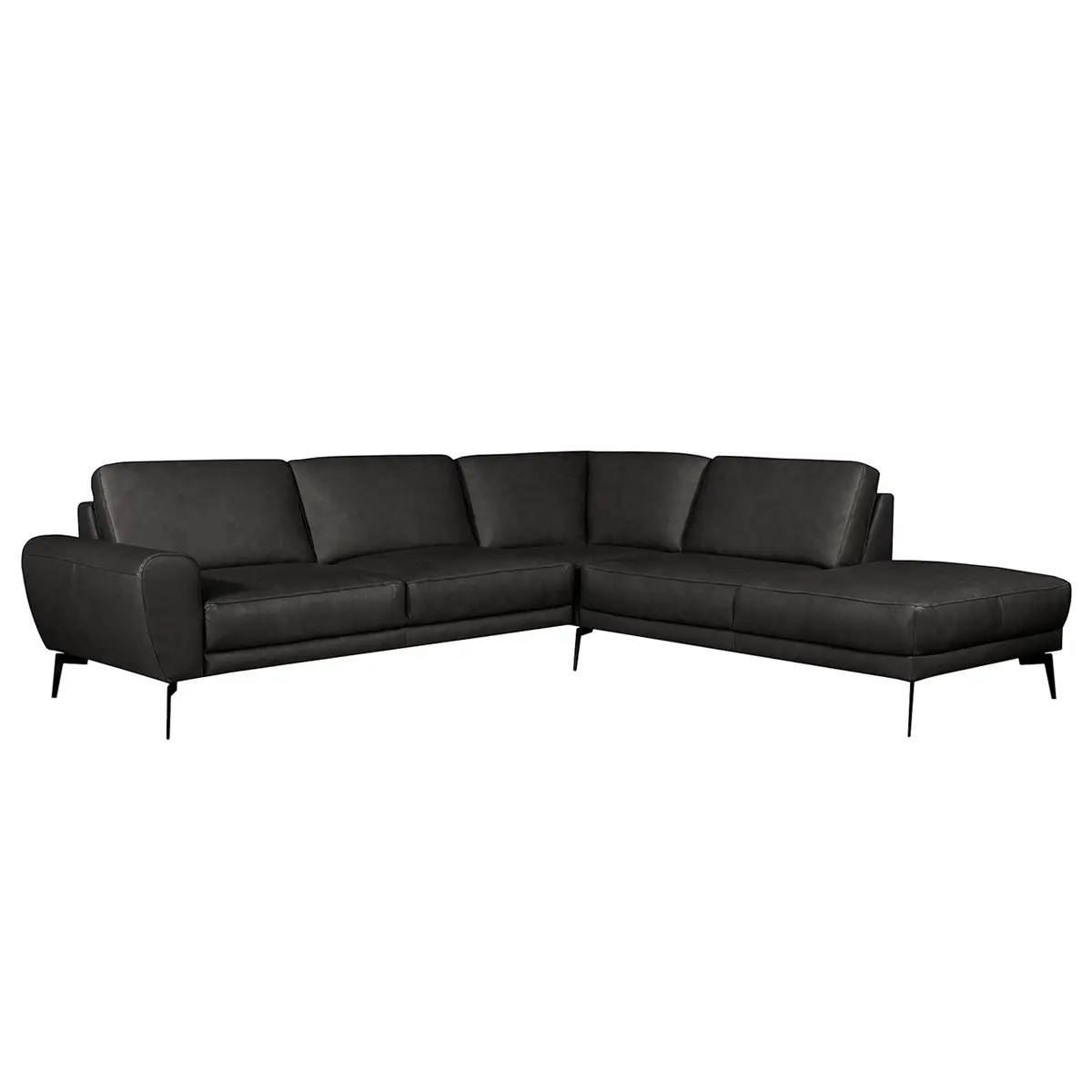 Ecksofa Nadra | Schwarz