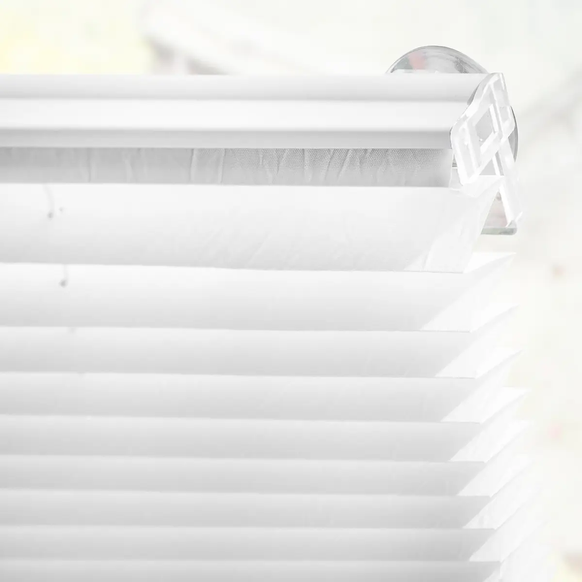 Dachfenster Plissee Haftfix | Weiß