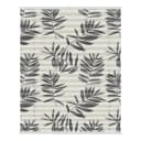 Plissee Klemmfix Aqua Floral | Schwarz
