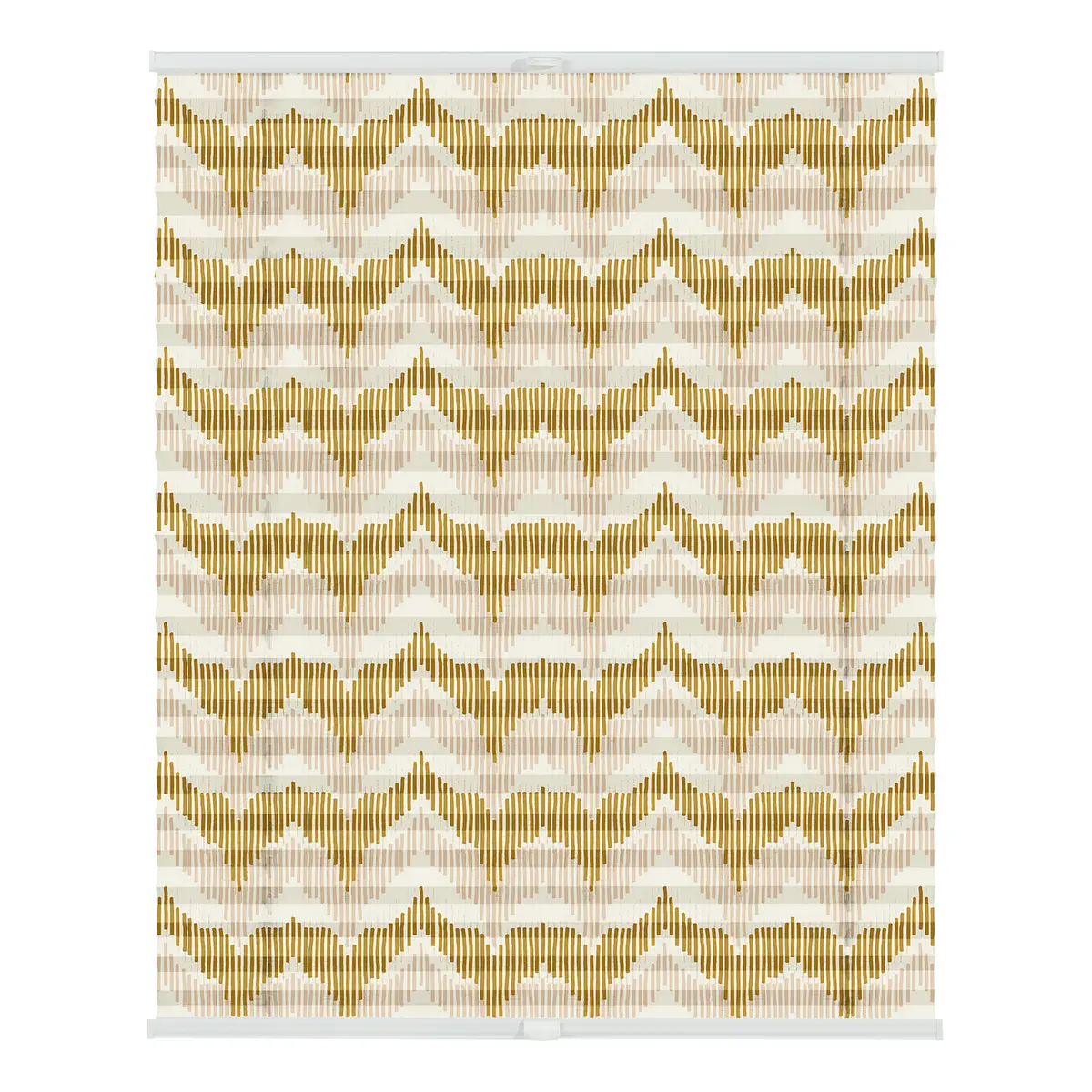 Plissee Klemmfix Boho Zig Zag | Gelb