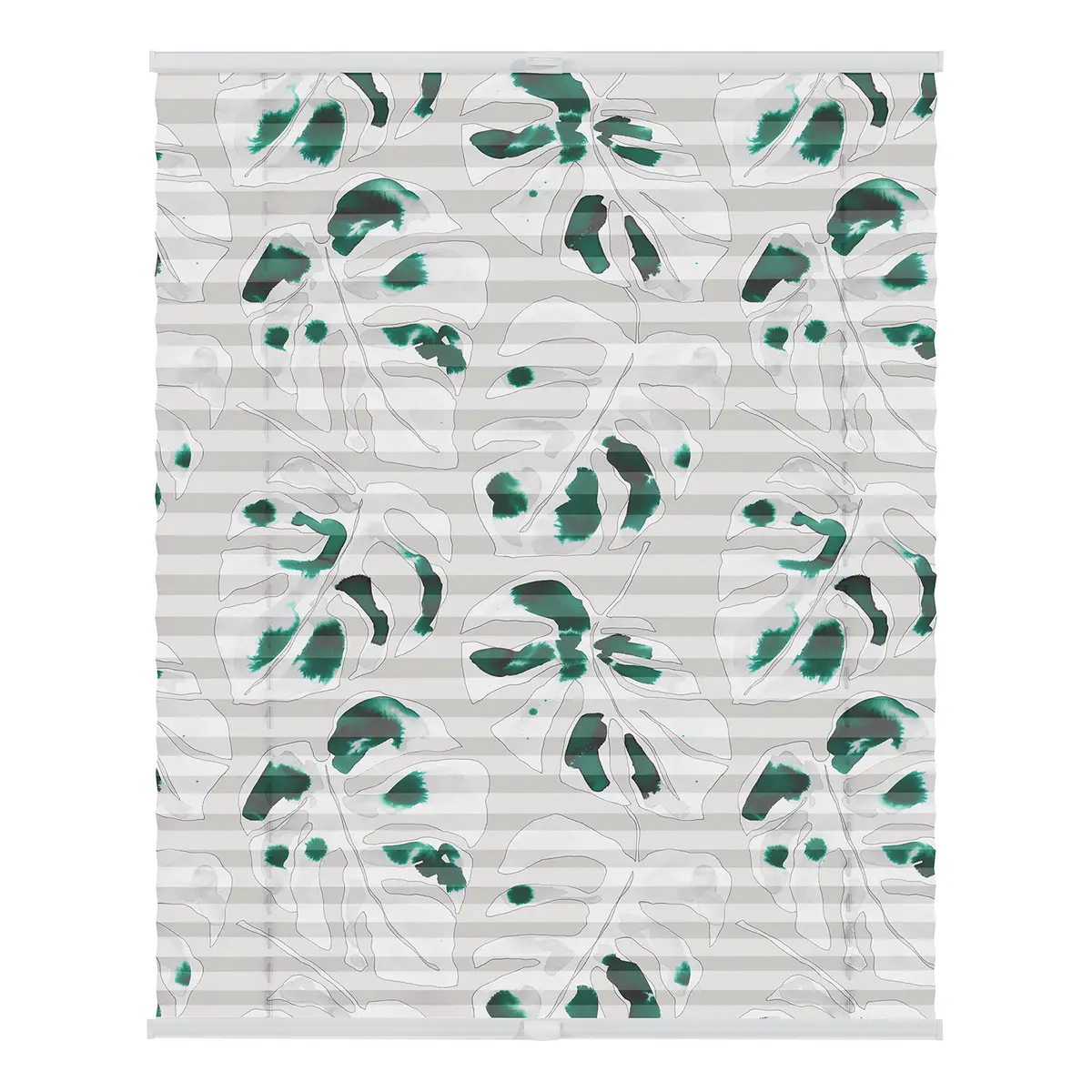 Plissee Klemmfix Monstera | Grün
