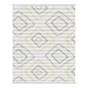 Plissee Klemmfix Stripy Boho Rectangle | Beige