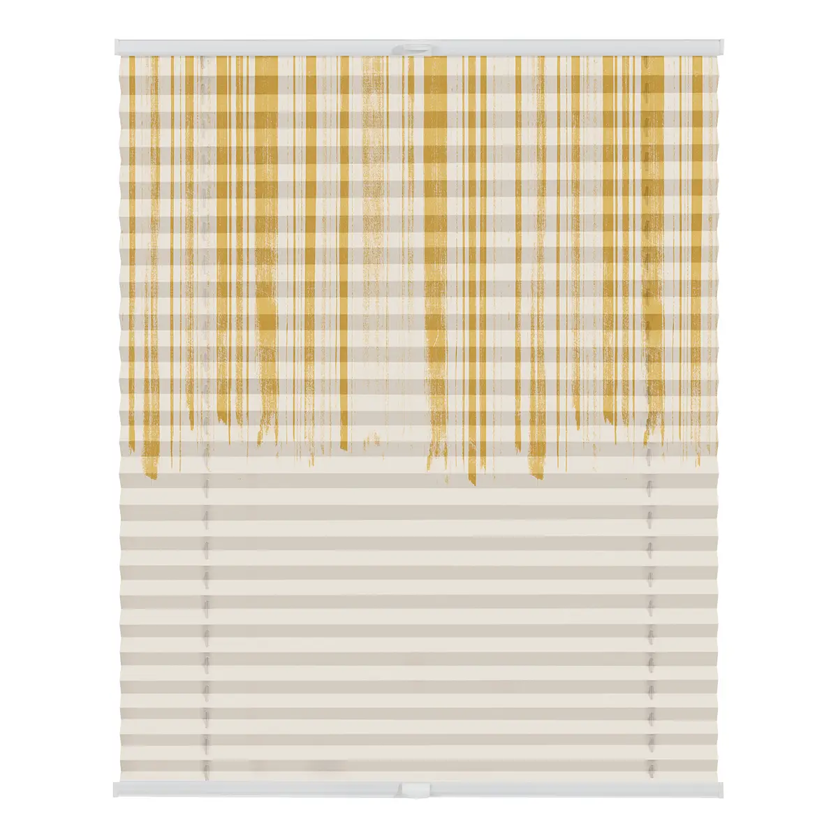 Plissee Klemmfix Flowing Honey | Gelb