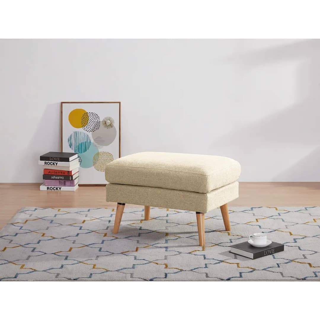 Polsterhocker Limeri | Beige