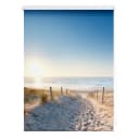 Klemmfix-Rollo Ostseestrand | Blau